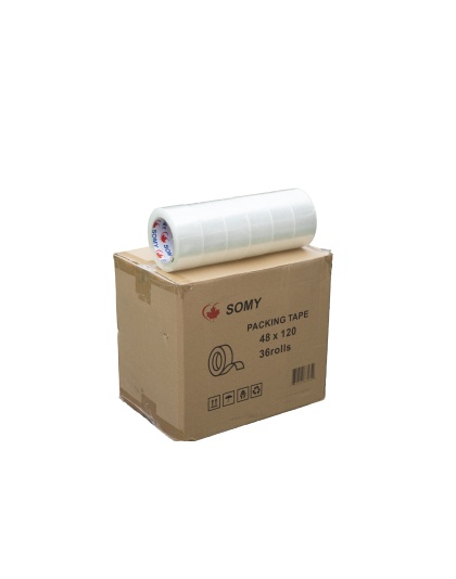 SOMY Clear Industrial Packing Tape - 2 Mil, 2&quot; x 150 yds, premium quality,36Rolls per Box